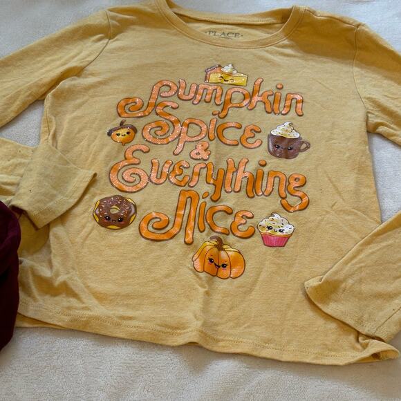 Bundle of Children's Place Long Sleeve Graphic tees sz 5-6 - Picture 3 of 9